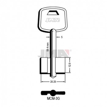 Ključ dvostrani puni MCM-3G msg L=60 / FI 5 mm. ( IMD3 ERREBI )