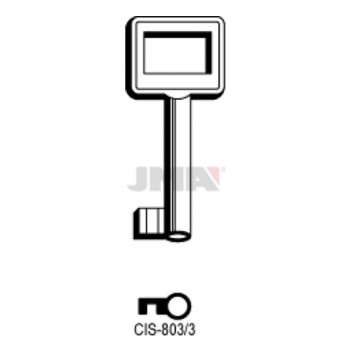 Ključ za ormariće šuplji CIS-803/3 ( 803/3 ERREBI )