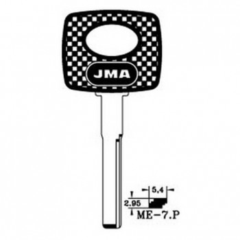 Ključ auto sa plastikom specijal ME-7P ( HF51P17 ERREBI / HU64P SILCA )