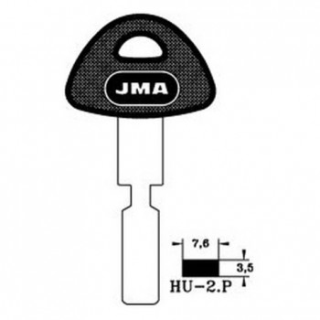 Ključ auto sa plastikom specijal HU-2P ( HF59P150 ERREBI / HU71P SILCA )