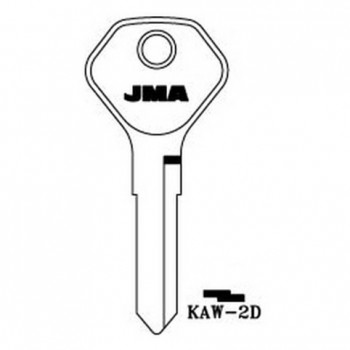 Ključ auto bez plastike KAW-2D ( KW8R ERREBI / KW8 SILCA )