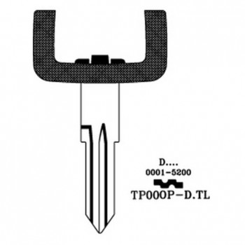 Ključ za auto kućište TP00OP-DTL
