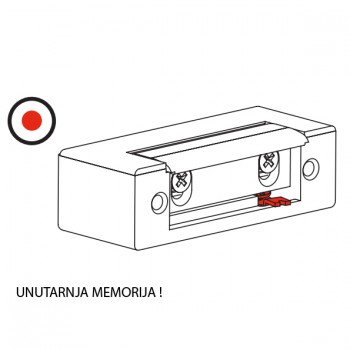 Elektroprihvatnik SYMMETRIC 21 mm. 6-14 V ac/dc , sa deblokadom i memorijom unutar mehanizma 