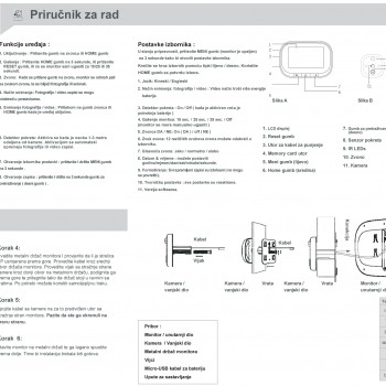 Elektronska špijunka TS 810 4.3 `` LCD