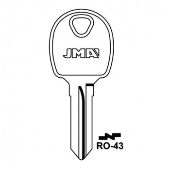 Ključ cilindrični RO-43 ( R37 ERREBI / RO84 SILCA )