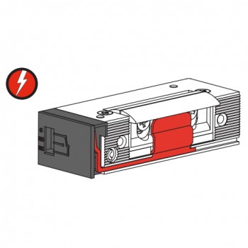 Elektroprihvatnik HIGH SECURITY 20,2 mm. 12 V dc, fail-safe + status otvorenosti