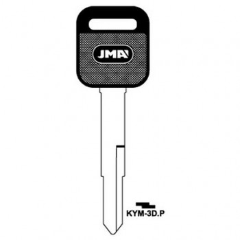 Ključ auto sa plastikom KYM-3DP ( KYM3RP94 ERREBI / 	KYM4RAP SILCA )