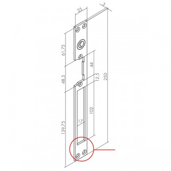 Prihvatna ploča L04 - SIVA ILI INOX