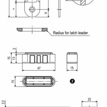 Prihvatnik AGB Polaris 2XT magnetne brave