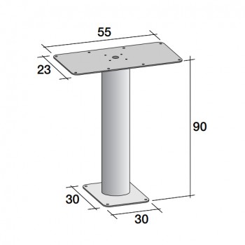 Podni stalak visine 90 cm. Slim za setove : 3*2, 4*2, 3*3, 5*3, 4*3, 5*3, 4*4 ( 2 stalka ), 6*3, 5*4 ( 2 stalka )