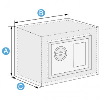 Sef elektronski S-23 , š230*v170*d170 , 2,45 kg