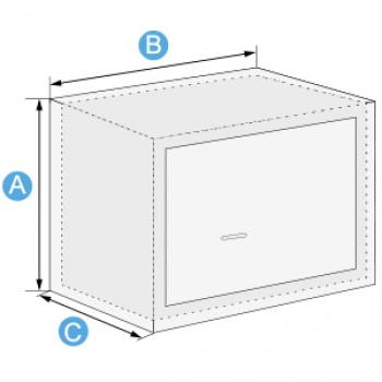 Sef MINI-23  , š280*v170*d230 , 8 kg , sef ključ