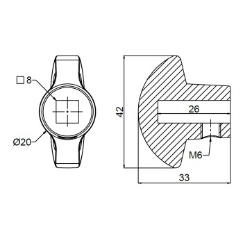 Gumb za cilindar i limitator ALU F1