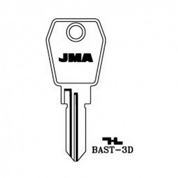 Ključ cilindrični BAST-3D ( BAT4R ERREBI / BAS4R SILCA )