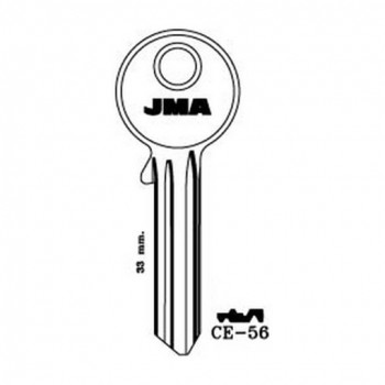Ključ cilindrični CE-56 MULTIPROFIL ( CEE27L ERREBI / CE22-27 SILCA )